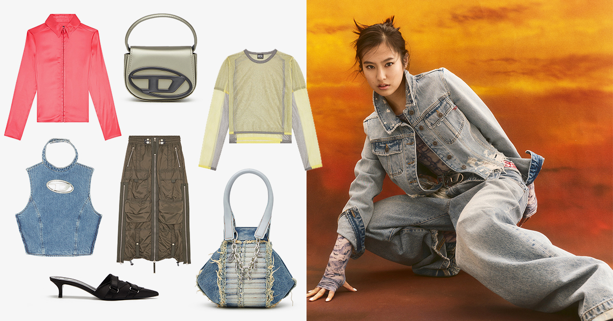 STYLE | DIESEL 恒松祐里と、プレイフルな挑戦心 | SPUR