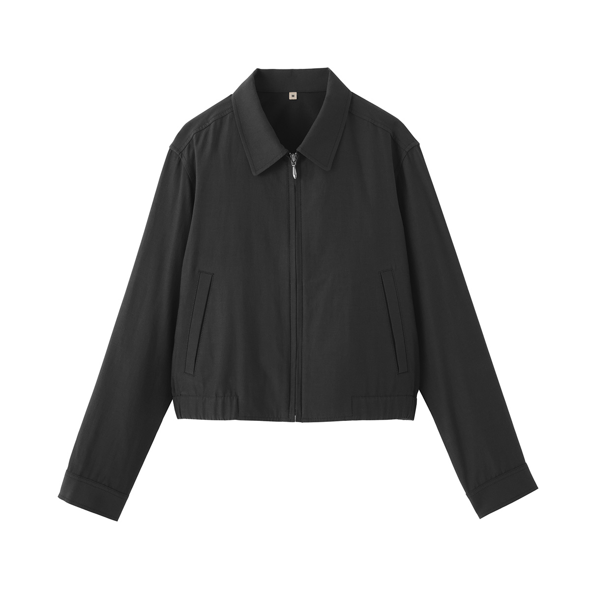 写真：レーヨンコットン 襟付きショートブルゾン￥12,900