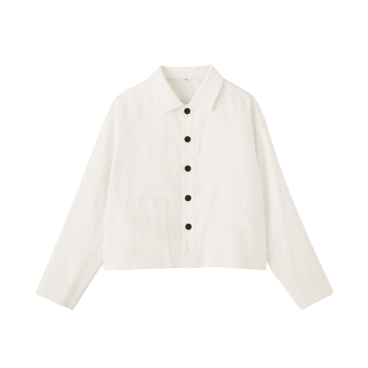 写真：太番手リネンジャケット￥12,900