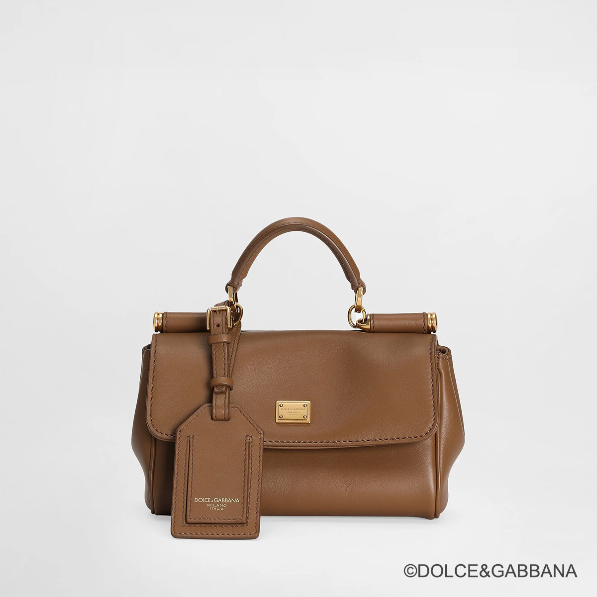 写真：Mini My Sicily handbag in plongé calfskin