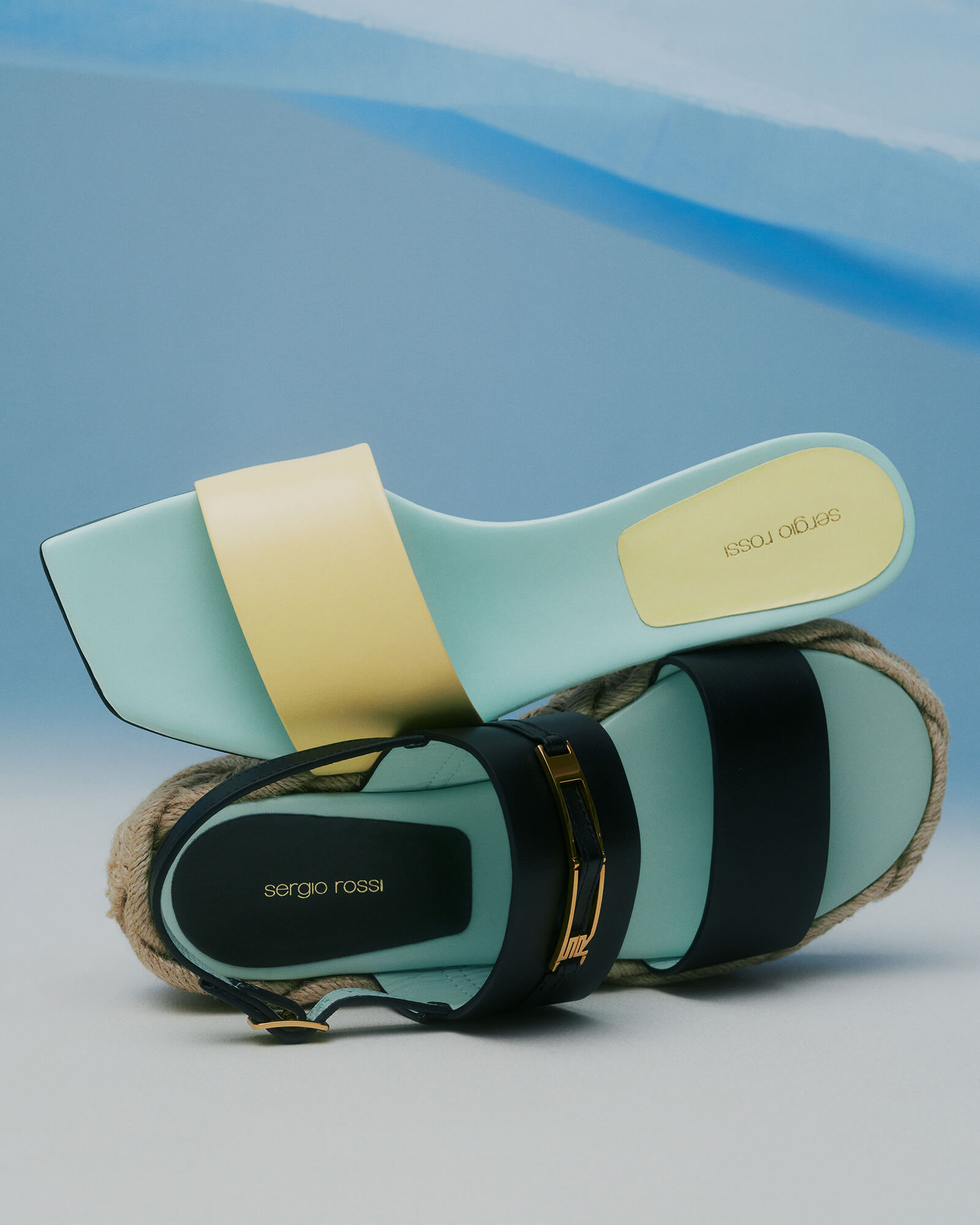 写真：Sergio Rossiのサンダル